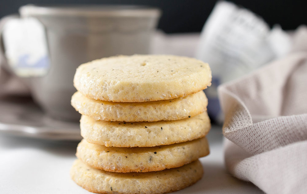 a stack of cookies on a table